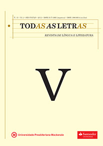 					Visualizar v. 15 n. 2 (2013): Todas as Letras V
				