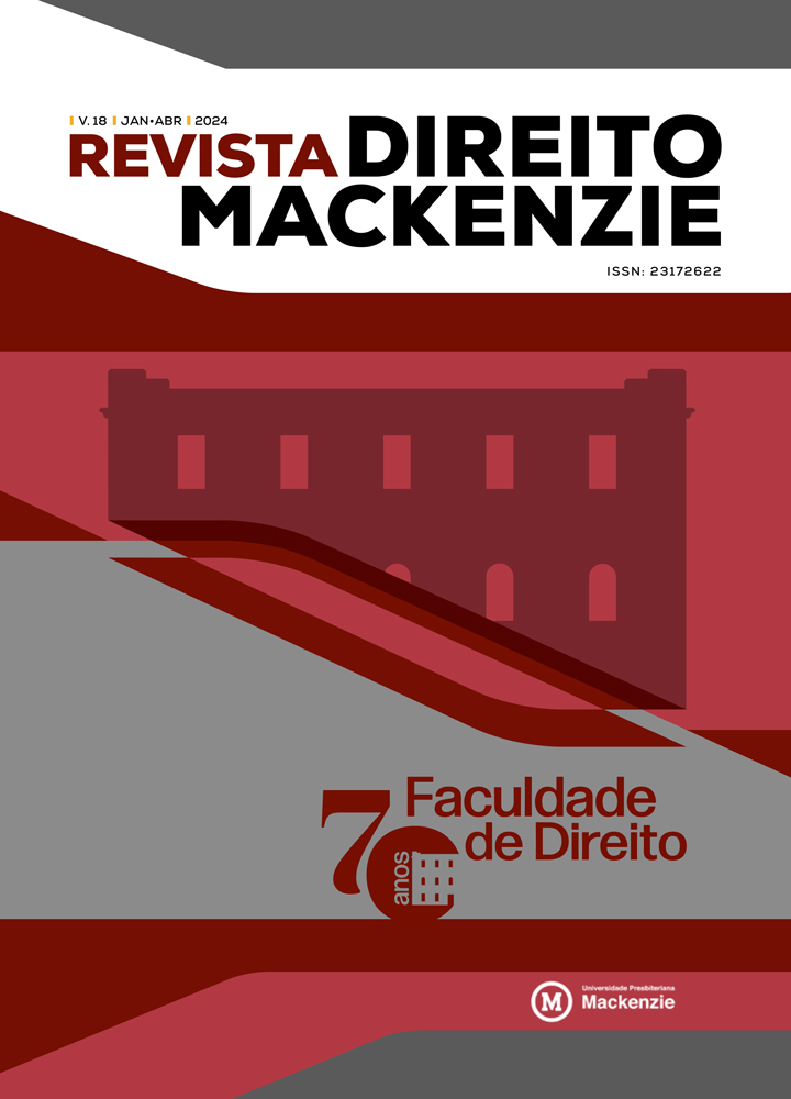 					View Vol. 18 No. 1 (2024): Revista Direito Mackenzie
				